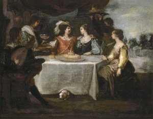 La dissipation du fils prodigue - Bartolomé Esteban Murillo